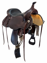 17 Inch Used Circle Y Pioneer Trail Saddle X-Wide Flex2 Tree 1665
