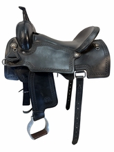 17 Inch Used Circle Y Ranch Cutter Saddle Wide Tree 5636