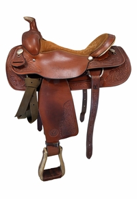 17 Inch Used Circle Y Roping Saddle 2709
