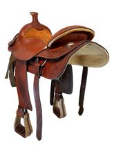 17 Inch Used Circle Y Roping Saddle 2709