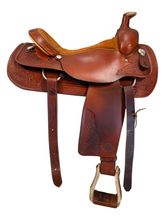 17 Inch Used Circle Y Roping Saddle 2709
