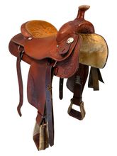 17 Inch Used Circle Y Roping Saddle 2709