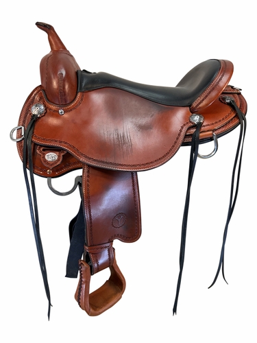 17 Inch Used Circle Y Salt River Trail Saddle 1667