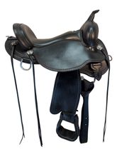 HOLD 2026/02/10e 17 Inch Used Circle Y Salt River Trail Saddle Medium Flex Tree 1667