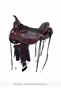 17 Inch Used Circle Y Salt River Trail Saddle Wide Flex2 Tree 1667