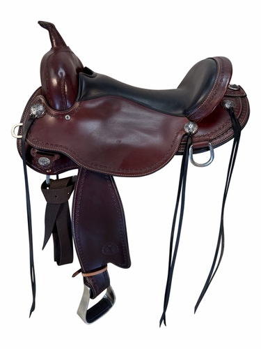 17 Inch Used Circle Y Salt River Trail Saddle Wide Flex2 Tree 1667