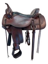 17 Inch Used Circle Y Topeka Flex 2 Trail Saddle Wide Tree 1651