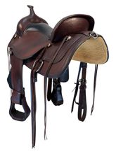 17 Inch Used Circle Y Topeka Flex 2 Trail Saddle Wide Tree 1651