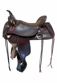 17 Inch Used Circle Y Topeka Trail Saddle 1651