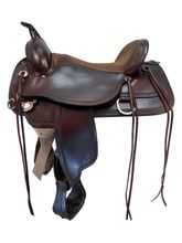 17 Inch Used Circle Y Topeka Trail Saddle Wide Flex2 Tree 1651