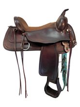 17 Inch Used Circle Y Topeka Trail Saddle Wide Flex2 Tree 1651