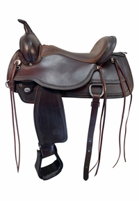 17 Inch Used Circle Y Topeka Trail Saddle 1651