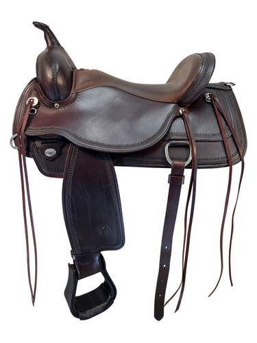 17 Inch Used Circle Y Topeka Trail Saddle 1651