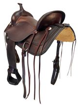 17 Inch Used Circle Y Topeka Trail Saddle 1651
