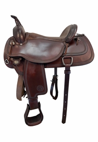 17 Inch Used Circle Y Topeka Trail Saddle 1651