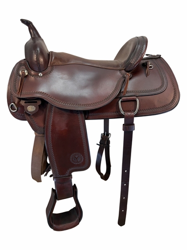 17 Inch Used Circle Y Topeka Trail Saddle 1651