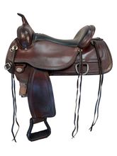 17 Inch Used Circle Y Topeka Trail Saddle Wide Flex Tree 1651