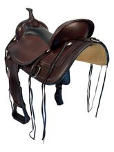 17 Inch Used Circle Y Topeka Trail Saddle Wide Flex Tree 1651