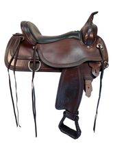 17 Inch Used Circle Y Topeka Trail Saddle Wide Flex Tree 1651