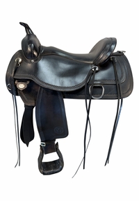 17 Inch Used Circle Y Topeka Trail Saddle Wide Flex2 Tree 1651