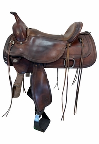 17 Inch Used Circle Y Topeka Trail Saddle Wide Flex2 Tree 1651
