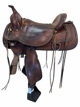 17 Inch Used Circle Y Topeka Trail Saddle Wide Flex2 Tree 1651