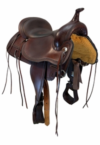 17 Inch Used Circle Y Topeka Trail Saddle Wide Flex2 Tree 1651