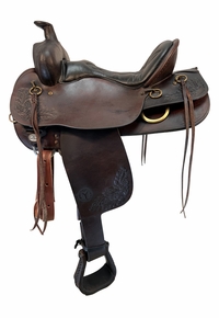 17 Inch Used Circle Y Trail Saddle 2175