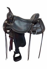 17 Inch Used Circle Y Trail Saddle Extra Wide Tree 1665