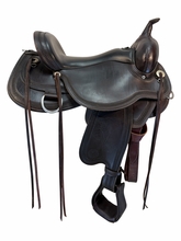 17 Inch Used Circle Y Pioneer Trail Saddle Extra Wide Tree 1665