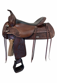 17 Inch Used Circle Y Trail Saddle Medium Flex Lite Tree 15531