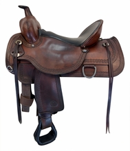 HOLD 2026/06/10c 17 Inch Used Circle Y Trail Saddle Medium Flex Lite Tree