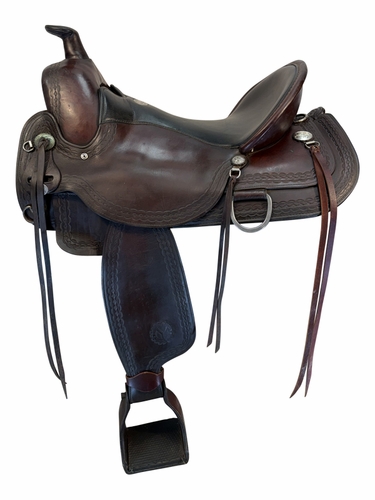 17 Inch Used Circle Y Trail Saddle Medium Flex Tree 5401