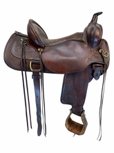 17 Inch Used Circle Y Trail Saddle Medium Flex2 Tree 2376