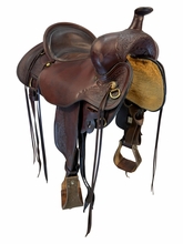 17 Inch Used Circle Y Trail Saddle Medium Flex2 Tree 2376
