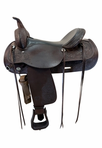 17 Inch Used Circle Y Trail Saddle Medium Tree 3604