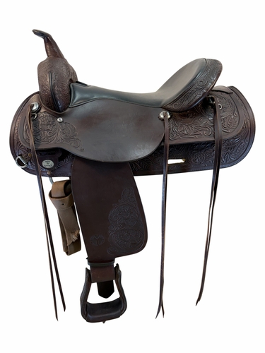 17 Inch Used Circle Y Trail Saddle Medium Tree 3604