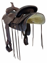 17 Inch Used Circle Y Trail Saddle Medium Tree 3604