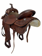 SOLD 2026/09/25 17 Inch Used Circle Y Trail Saddle Medium Tree 3825