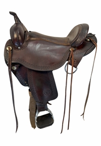 17 Inch Used Circle Y Trail Saddle Mediuum Flex Tree 1571