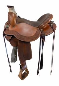 17 Inch Used Circle Y Trail Saddle Wide Flex Tree 1157