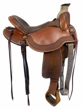 17 Inch Used Circle Y Trail Saddle Wide Flex Tree 1157
