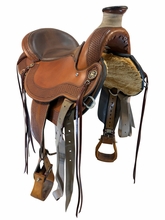 17 Inch Used Circle Y Trail Saddle Wide Flex Tree 1157