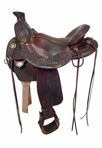 17 Inch Used Circle Y Walnut Grove Trail Saddle 1157