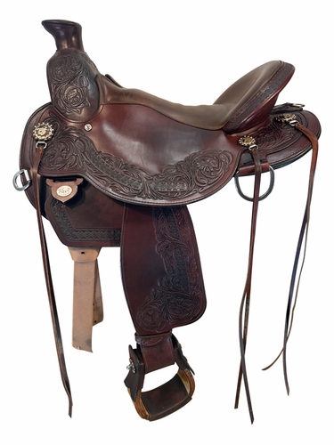 17 Inch Used Circle Y Walnut Grove Trail Saddle 1157