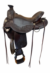 17 Inch Used Circle Y Walnut Grove Trail Saddle Wide Flex2 Tree 1157
