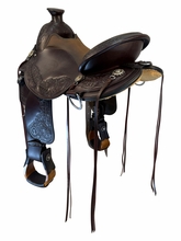 17 Inch Used Circle Y Walnut Grove Trail Saddle Wide Flex2 Tree 1157