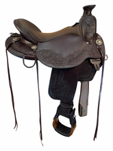 17 Inch Used Circle Y Walnut Grove Trail Saddle Wide Flex2 Tree 1157