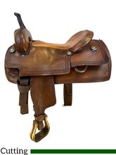 PRICE REDUCED! 17 Inch Used Codys Custom Saddles Cutting Saddle *Free Shipping*