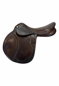 17 Inch Used Collegiate Close Contact Saddle Medium Tree